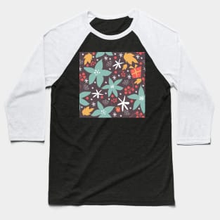 Poinsettia Baseball T-Shirt